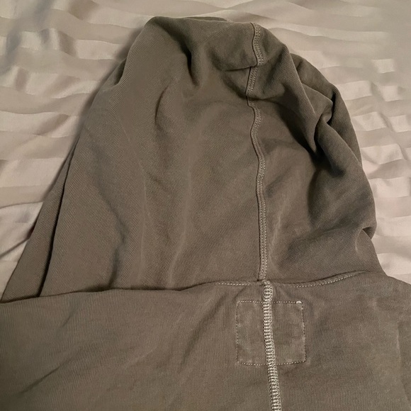 Anthropologie Postmark X-Small Green Open Front Anorak Hooded Jacket - Picture 6 of 15